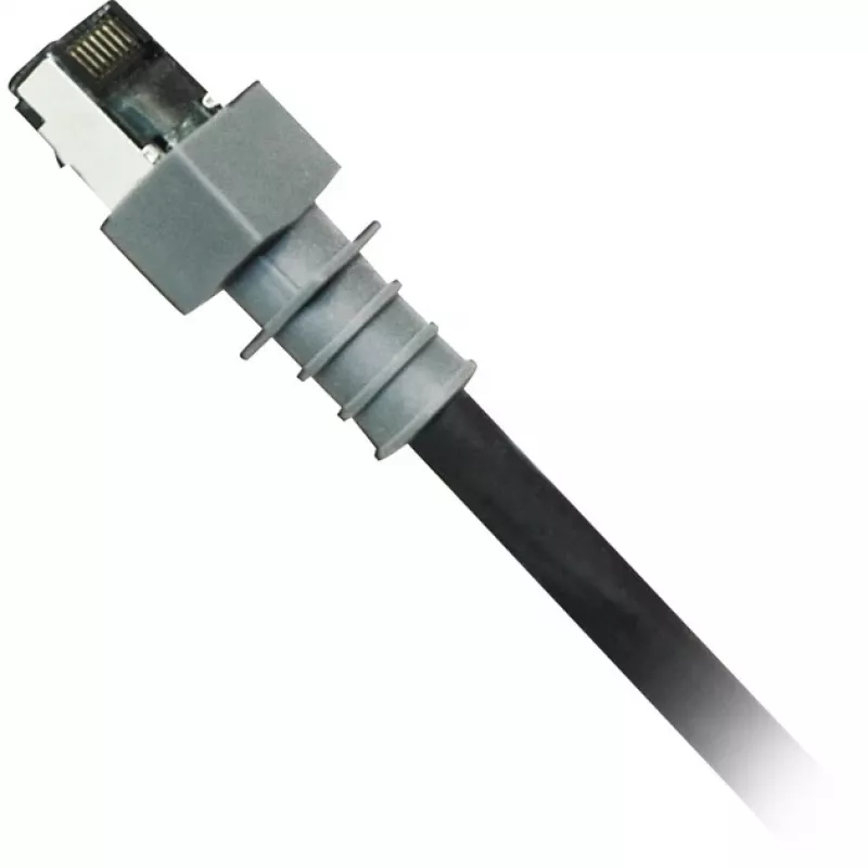 Sieťový kábel PatchSee PCI6-DPF/100 RJ-45 Cat6a 30 m čierny