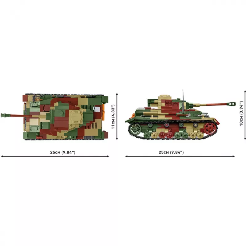 Blocks WWII PZKPFW IV AUSF.G 1107 kociek