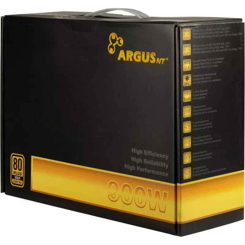 Napájací zdroj Inter-Tech ArgusNT GPS-900 900W 80+ Gold