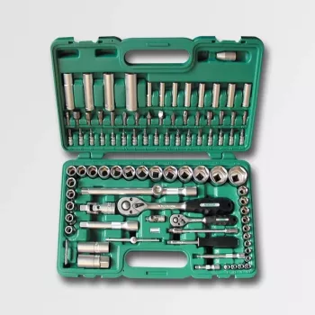 Súprava kľúčov HONITON 94-dielna Professional H4060 — kombinované vidlicové/okrúhle kľúče a nástrčné kľúče, kufrík na uloženie