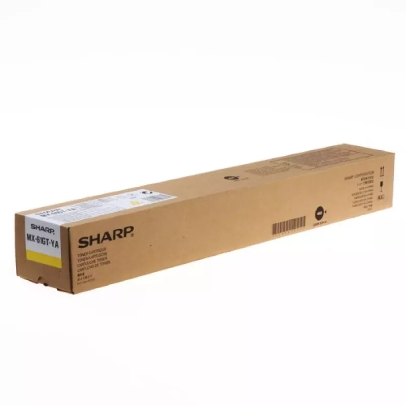 Sharp MX61GTYB Tonerová kazeta, žltá, 12K