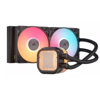 Vzduchový chladič Corsair iCUE LINK TITAN 240 RX LCD 12 cm čierny 300–2100 RPM