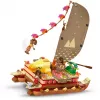 LEGO Disney 43270 Dobrodružná kanoe Moany, 529 dielikov, 3 minifigúrky, 6+