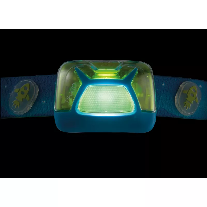 Petzl TIKKID - čelová lampa - modrá - IPX4 - CE - CPSIA - 4 lm - 30 lm