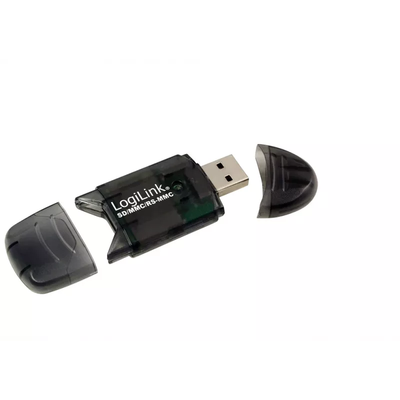 Čítačka kariet LOGILINK CR0007 USB 2.0 pre SD/MMC, čierna, až do 480 Mbit/s
