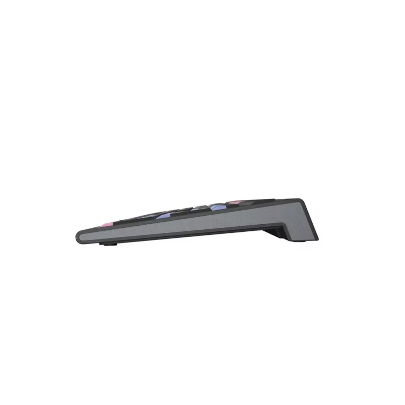 Klávesnica Logickeyboard LKB-FLS-A2PC-DE Universal USB QWERTZ nemecká čierna