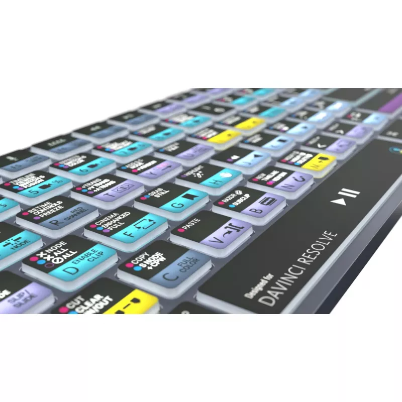 Logickeyboard LKB-RESB-TM-UK Office Bluetooth QWERTY klávesnica sivá titanium