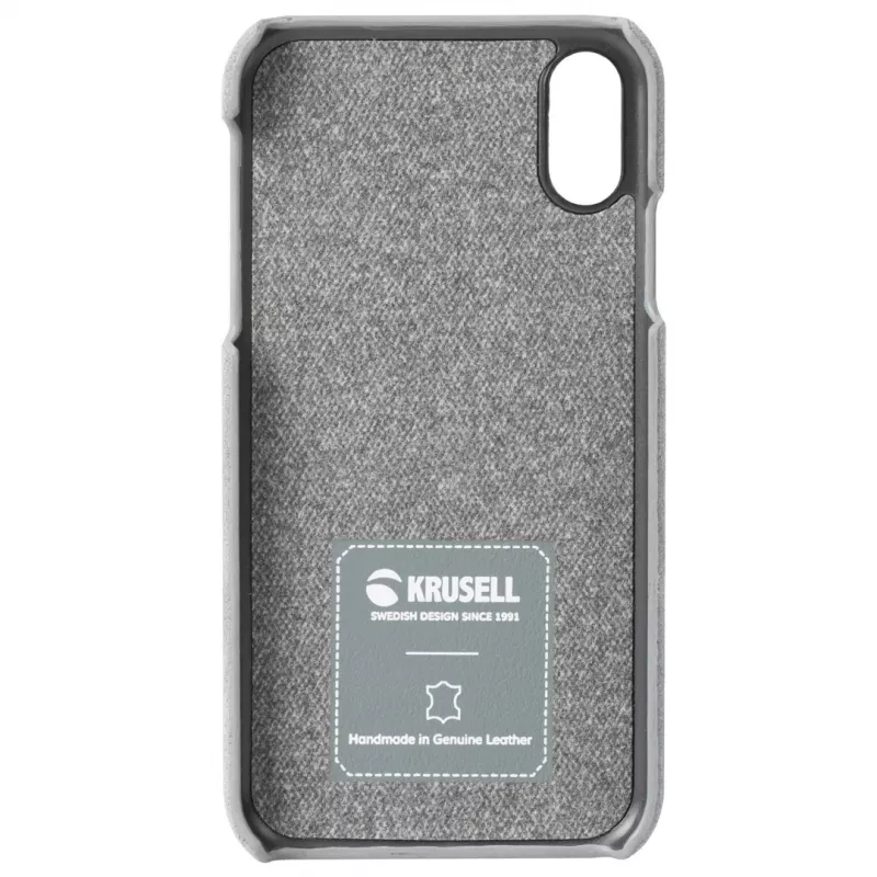 Puzdro Krusell Broby iPhone XS Max 16,5 cm sivé