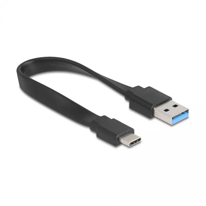 DELOCK USB 3.2 Gen 1 (3.1 Gen 1) 4-portový hub s Type-A + Type-C host (5000 Mbit/s) čierna/transparentná