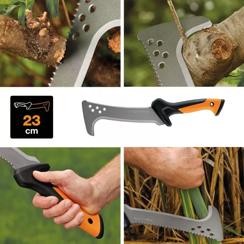 Fiskars 1051233 ručná píla rámová píla 23 cm čierna, oranžová, strieborná