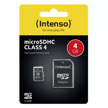 Pamäťová karta Intenso 4 GB MicroSDHC Class 4 3403450