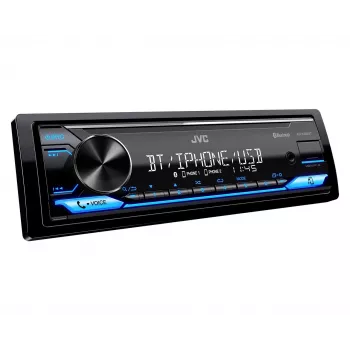Autorádio JVC KDX-382BT s Bluetooth a USB — Single DIN, AUX vstup, FM tuner