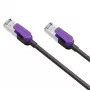 Sieťový patch kábel CABLETIME Cat8 S/STP 15 m, čierny