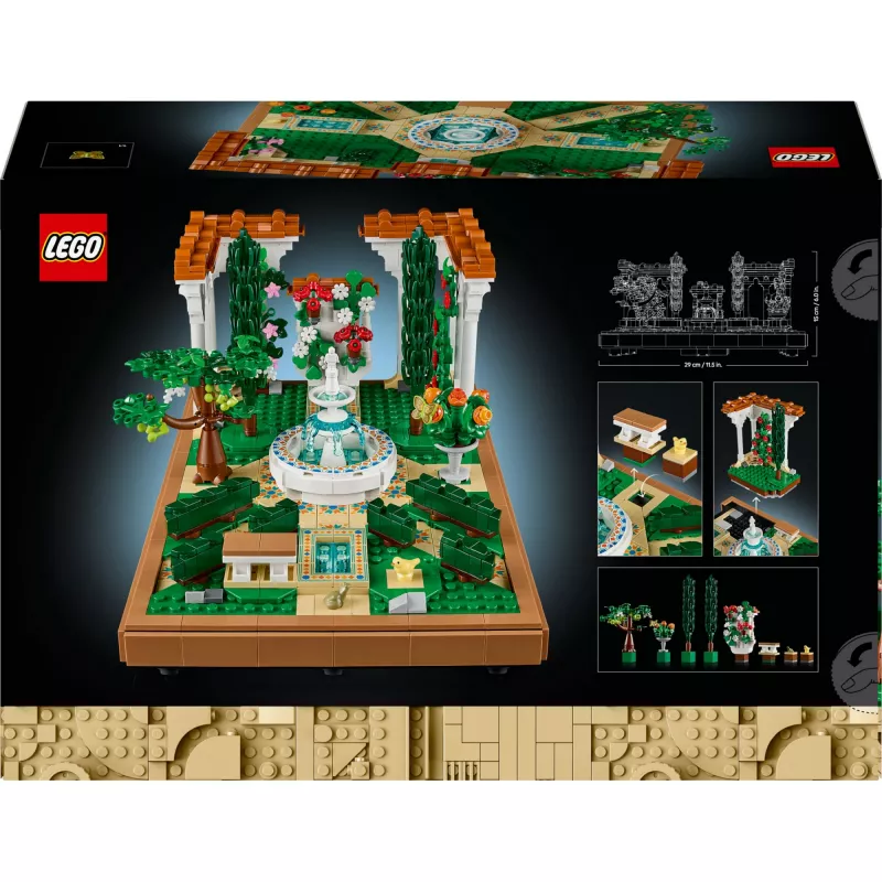 LEGO ICONS 10359 Záhrada s fontánou