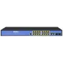 Sieťový switch ERNITEC ELECTRA-M16-1GB-285W – 16-portový Layer 2+ s 2 x Gigabit RJ45, 285 W výkon