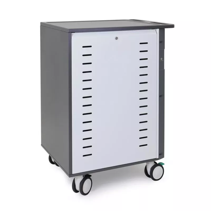 Ergotron Zip40 - vozík (len nabíjanie) - pre 40 tabletov / notebookov - veľkosť obrazovky: do 39,6 cm (do 15,6 palca)