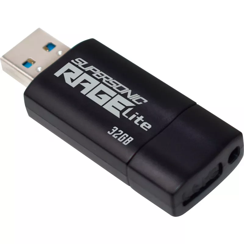 Patriot Memory Supersonic Rage Lite USB kľúč 32 GB USB Type-A 3.2 Gen 1 (3.1 Gen 1) čierny, modrý
