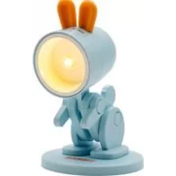 Stolová lampa RealPower 486317 LED modrá oranžová 1 žiarovka batéria