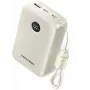Powerbank Vention 20000mAh 22,5W – 2× USB‑C, 1× USB‑A, béžová