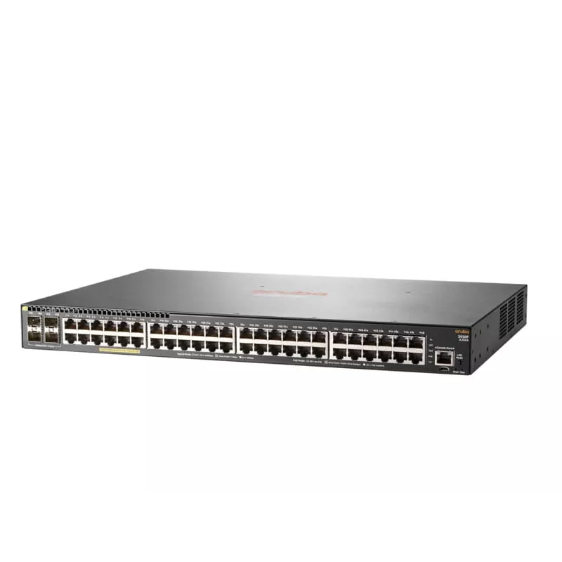 HPE Aruba Networking 2930F 48G PoE+ 4SFP+ – Switch – L3 – managed – 48 x 10/100/1000 (PoE+)