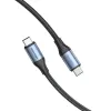 Vention USB4 Gen 3x2 Type-C na Type-C kábel 1 m, 5 A, hliníková zliatina, bavlnený oplet