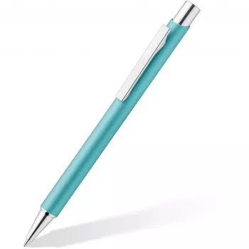 Staedtler elance 421 45 guľôčkové pero s výsuvným mechanizmom, tyrkysové, modrý atrament