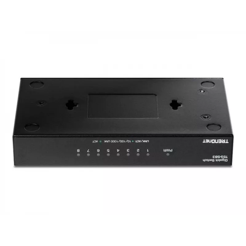 TRENDNET 8-portový Gigabit switch s kovovým puzdrom