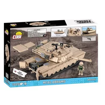 Stavebnica Cobi M1A2 Abrams 1025 dielov model COBI-2632