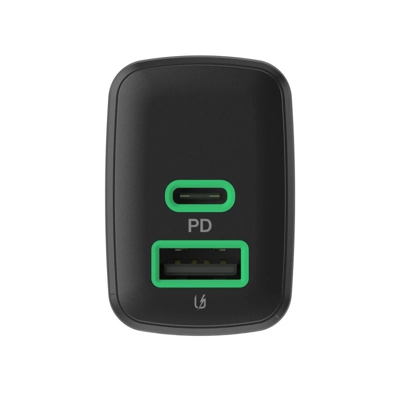 Nabíjačka Green Cell PowerSource Duo30 – 1× USB-A, 1× USB-C, 3A