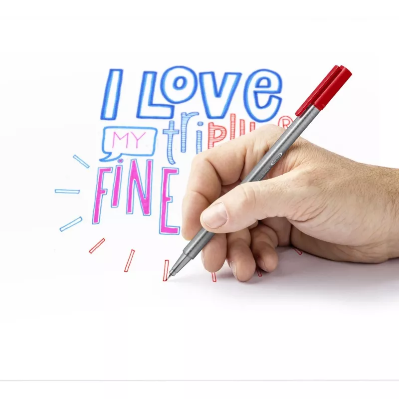 Tenký liner Staedtler Triplus 334 R-3BK4 modrá 4 ks