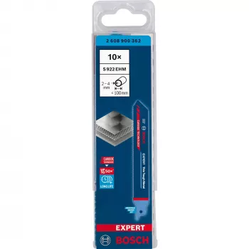 Bosch Expert 2 608 900 362 Čepeľ na priamočiaru/sablovú/recipročnú pílu Carbide 10 kusov