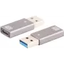 Káblový adaptér ShiverPeaks BS14-05033 USB A na USB C sivý