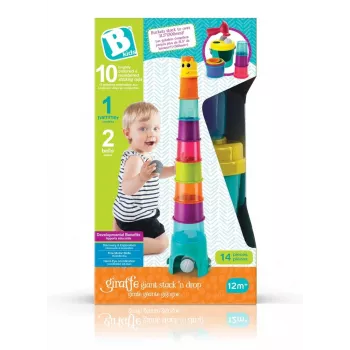 Multifunkčná žirafia veža XL od B-kids model 1164702NN, výška 120 cm, hracia a aktivitná veža