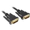 DVI kábel Sharkoon 3 m DVI-D na DVI-D (24+1) čierny