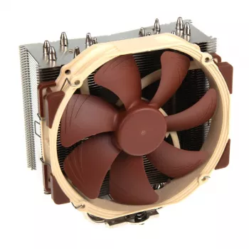 Noctua NH-U14S komponent počítačového chladenia chladič procesora 12 cm hnedý, ušľachtilá oceľ