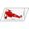 Blocks Fokker DR.1 Red Baron 221 kociek
