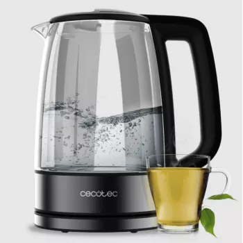 Cecotec kanvica | ThermoSense 340 Clear | Elektrická | 2200 W | 1,7 L | sklo | 360° otočná základňa | číra