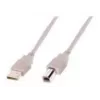 Assmann USB prepojovací kábel, Type-A - B M/M, 3,0 m, vhodný pre USB 2.0, UL, béžový (AK-300102-030-E)