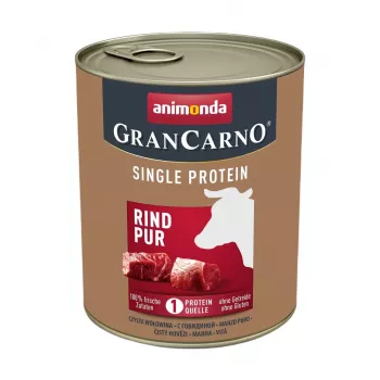ANIMONDA GranCarno Adult Single Protein hovädzie - mokré krmivo pre psy - 800 g