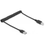 USB kábel DeLOCK 90130 USB 2.0 0,8 m čierny