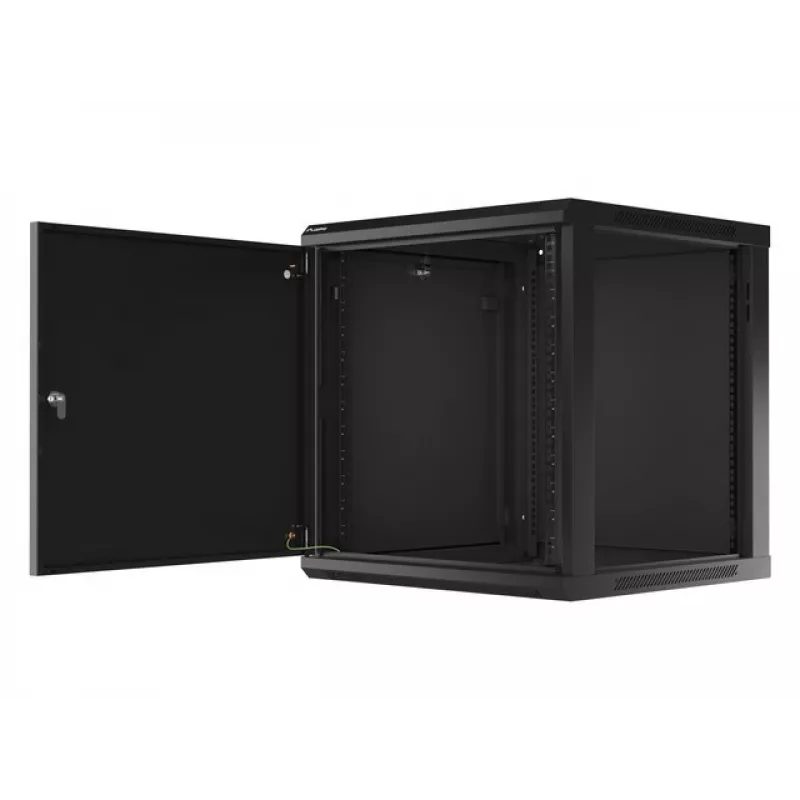 Nástenný rack Lanberg WF01-6612-00B 12U čierna