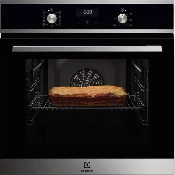 Vstavaná elektrická rúra Electrolux EOF5F50BX, 65 L, katalytické čistenie, 8 programov, LED displej, nerezové rukoväte