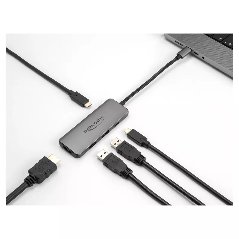 DeLOCK USB Type-C dokovacia stanica 8K HDMI USB PD 3.0 100 W