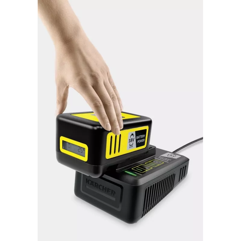 Sada batérie a nabíjačky Kärcher 2.445-063.0, Universal 18V 5000mAh, žltá/čierna