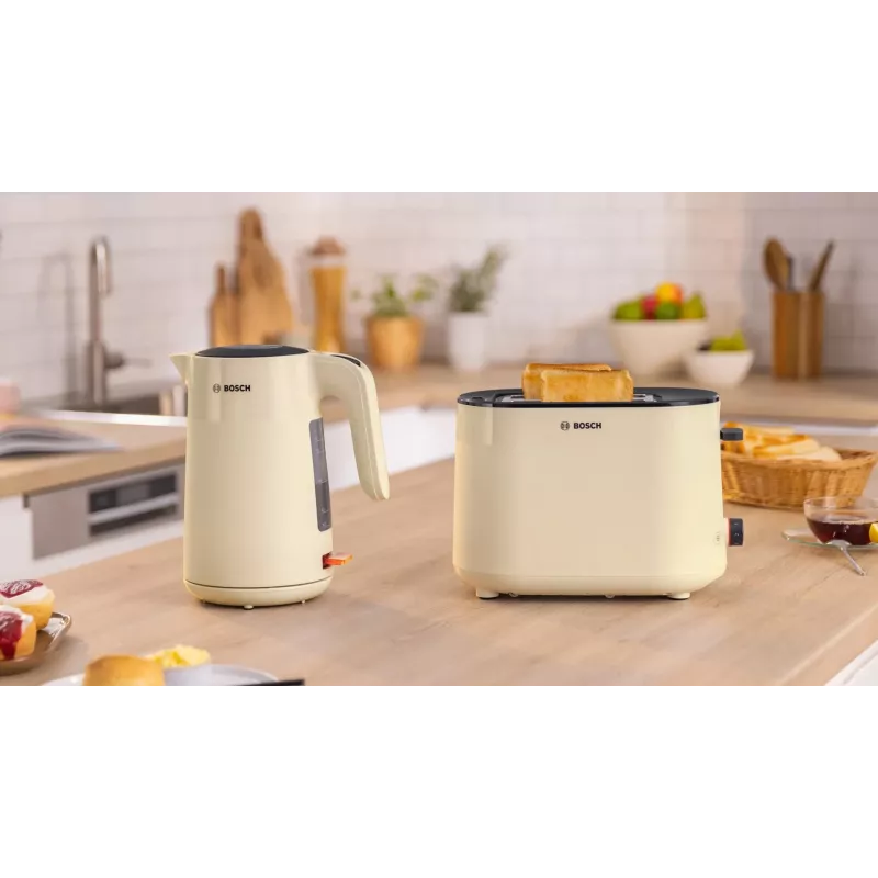 Bosch hriankovač | TAT2M127 MyMoment | výkon 950 W | počet štrbín 2 | materiál tela plast | béžová