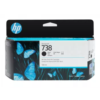 Atramentová kazeta HP 498N4A 738 čierna kompatibilná s tlačiarňami HP, čierny náhradný atrament