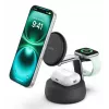Interiérová nabíjačka Belkin UltraCharge Pro 25W Qi2 3v1 magnetická nabíjačka Charcoal