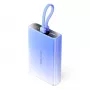 Powerbank Vention FHZL0 10000 mAh — 1×USB-A, 1×USB-C, 3 A, modrá