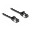 Sieťový kábel DeLOCK RJ45 kábel konektor samec na konektor samec Cat.8.1 0,25 m čierny