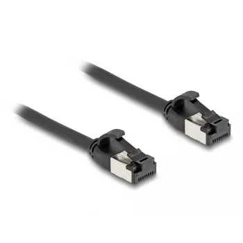 Sieťový kábel DeLOCK RJ45 kábel konektor samec na konektor samec Cat.8.1 0,25 m čierny